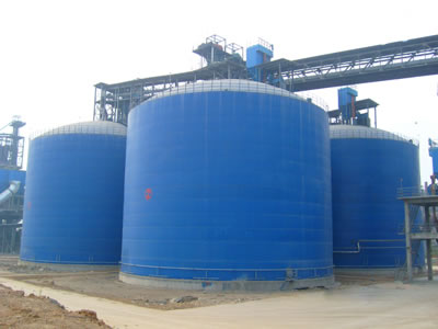 九湖镇水泥钢板库改造