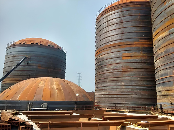 九湖镇焦粉钢板仓